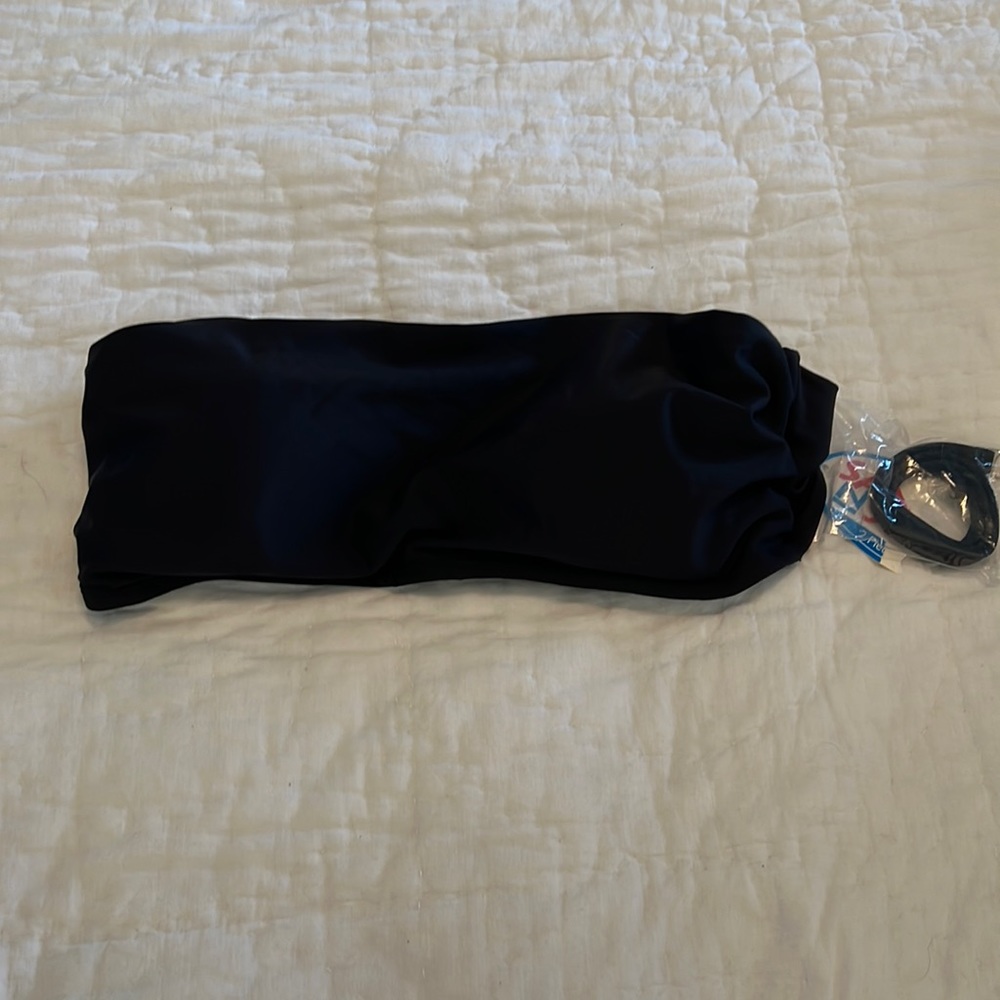 New strapless black swimsuit XL 16-18
